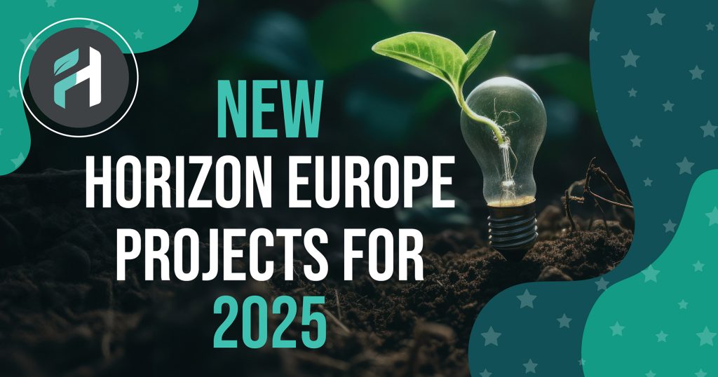 Main visual for a blog about FSH involvement in four new Horizon Europe projects.